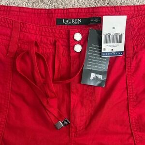 Ralph Lauren Red Cargo Short